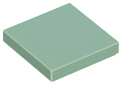 Деталь LEGO Tile 2 x 2 with Groove 3068b (1136, 63327, 78814, 88409) Sand Green U