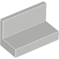 Panel 1 x 2 x 1, 4865 Light Gray U