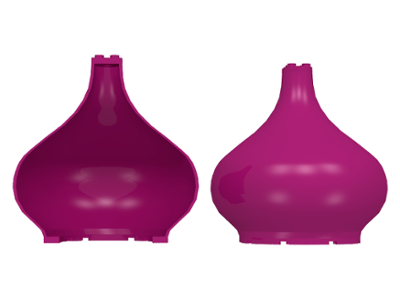 Tower Roof 8 x 12 x 10 Onion Dome, 44511 Magenta U