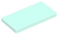 Tile 2 x 4, 87079 Light Aqua N