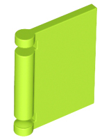 Minifigure, Utensil Book Cover, 24093 Lime N