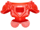 Minifigure Armor Breastplate with Shoulder Pads Large, Pentagonal Cutout and 4 Studs on Back, 22402