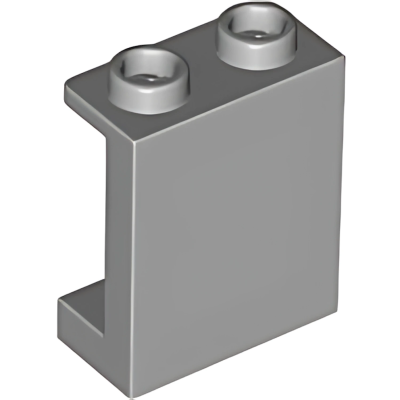Деталь LEGO  Lego Panel 1 x 2 x 2 with Side Supports - Hollow Studs 87552 (35378, 94638)  Light Bluish Gray U