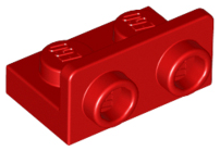 Деталь Lego Скоба Bracket 1 x 2 - 1 x 2 Inverted 99780 Red N