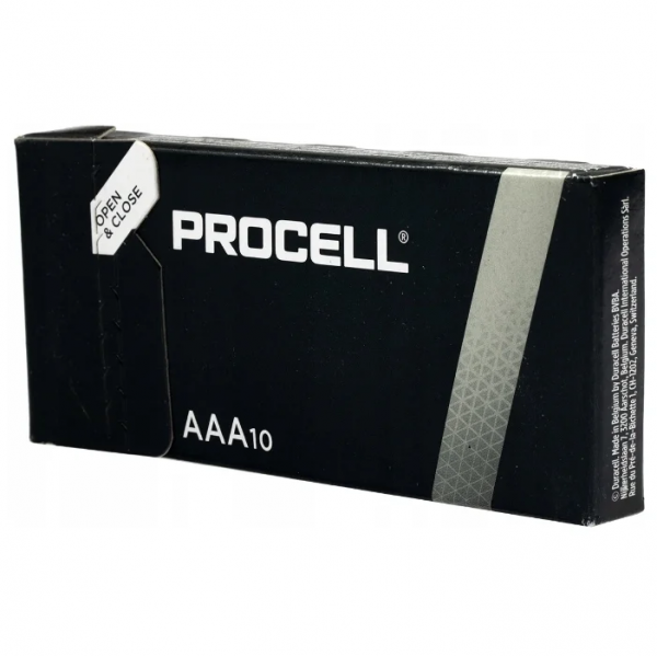 Батарейка Duracell Procell AAA/LR03 (упаковка 10шт)