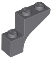 Деталь Lego Арка Arch 1 x 3 x 2 88292 Dark Bluish Gray U