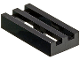 Tile, Modified 1 x 2 Grille without Bottom Groove, 2412a  