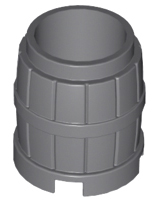 Container, Barrel 2 x 2 x 2, 2489 Dark Bluish Gray U