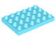 Duplo, Plate 4 x 6, 25549
