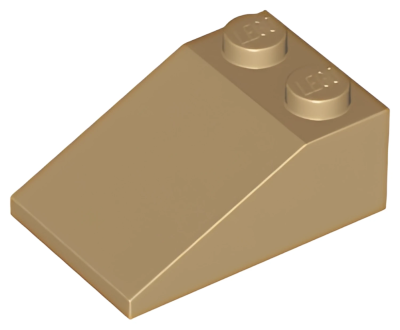 Деталь LEGO Lego Slope 33 3 x 2 3298 Dark Tan U