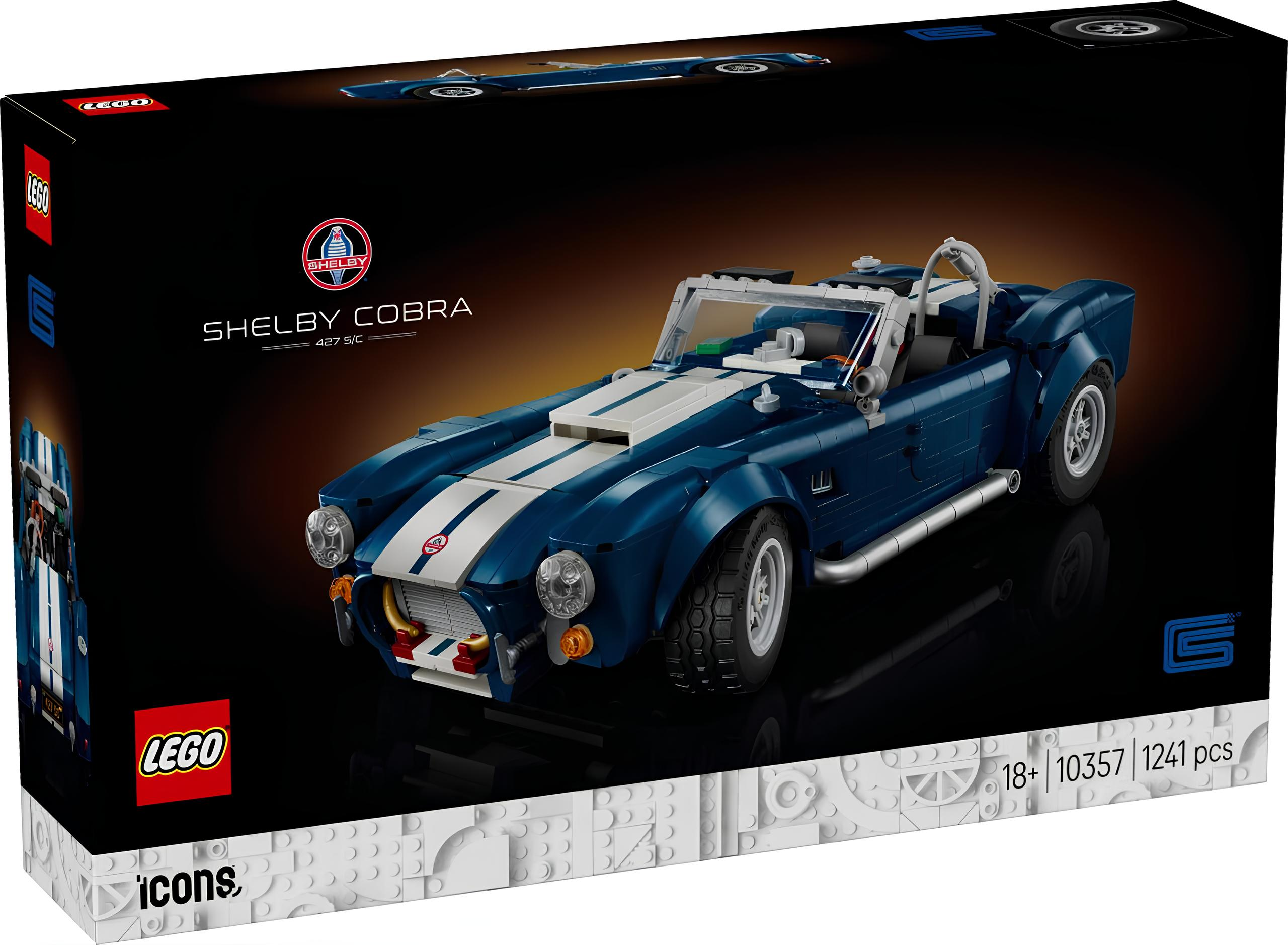 Конструктор LEGO ICONS 10357 Shelby Cobra 427 S/C в магазине Shop