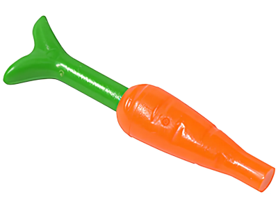 Деталь LEGO Морковь Carrot with Bright Green Top (33172 / 33183) 33172c01 U