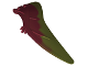 Dinosaur Wing Pteranodon - Left with Marbled Dark Olive Green Pattern, 98088pb04