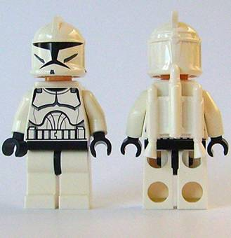 Минифигурка Lego Star Wars Clone Jet Trooper (Phase 1) - Large Eyes sw0233