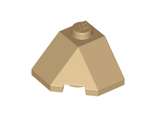 Wedge 2 x 2 (Slope 45 Corner), 13548 Dark Tan N