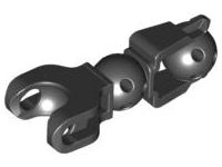 Hero Factory Arm / Leg with Ball Joint and Ball Socket 90617 Black U