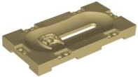 Sports Field Section 8 x 16 with Horizontal Slot and (Same Color) Sliding Holder, 41819c01 Tan U