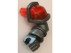 Arm Armored, Left with Trans-Neon Orange Shoulder and Pin Pattern (Nexo Knights Axl), 24101pb01