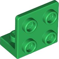 Деталь Lego Скоба Bracket 1 x 2 - 2 x 2 Inverted 99207 Green N