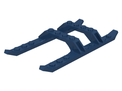 Helicopter Sled Rails 12 x 6 Dark Blue U