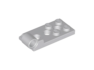 Деталь LEGO Шарнир Lego Hinge Plate 2 x 4 with Pin Hole and 3 Holes - Bottom 98285 Light Bluish Gray U