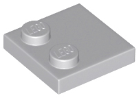 Tile, Modified 2 x 2 with Studs on Edge, 33909 Light Bluish Gray N