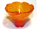 Tornado of Spinjitzu Narrow with Molded Glitter Trans-Orange Top Pattern, 50663pb06