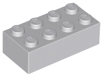 Brick 2 x 4, 3001 Light Bluish Gray N