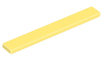 Tile 1 x 8, 4162 Bright Light Yellow N