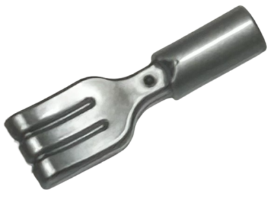 Minifigure, Utensil Fork, 79741 Flat Silver U