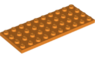 Plate 4 x 10, 3030 Orange N