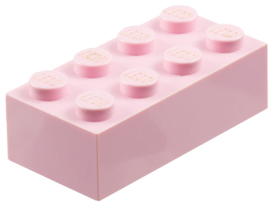 Brick 2 x 4, 3001 Pink N
