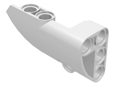 Technic, Panel Fairing # 1 Small Smooth Short, Side A, 87080 White N