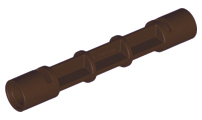 Support 1 x 1 x 5 1/3 Spiral Staircase Axle, 40244 Dark Brown N