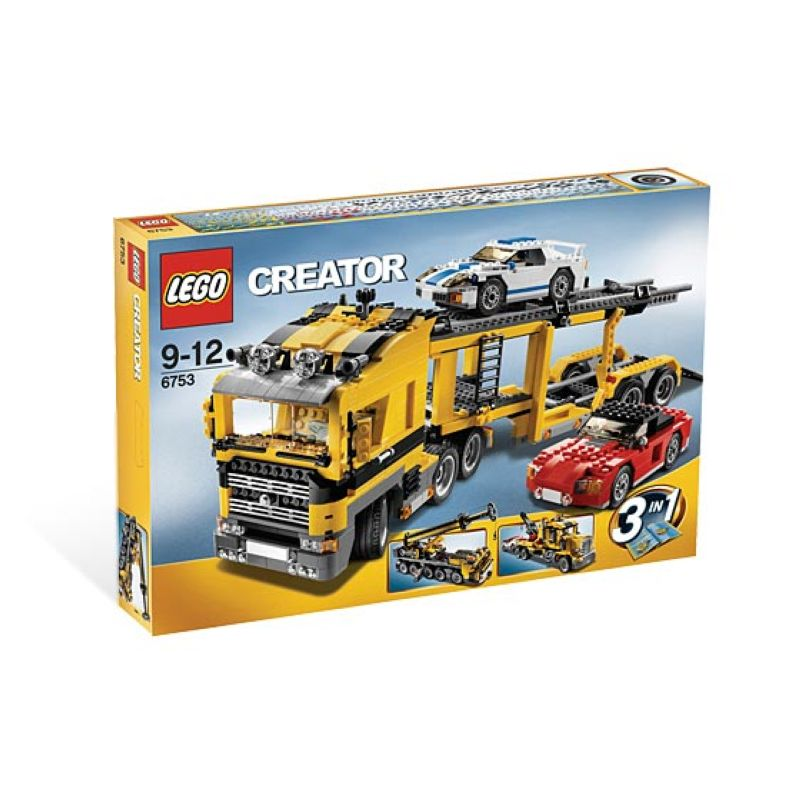 Creator 3 in 1. Лего креатор автовоз. LEGO creator 6753. Лего автовоз 6753. Лего креатор 6743.