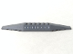 Wedge 2 x 16 Triple with 9 Light Bluish Gray Triangles Pattern Model Right Side (Sticker) - Set 8095, 30382pb02R  