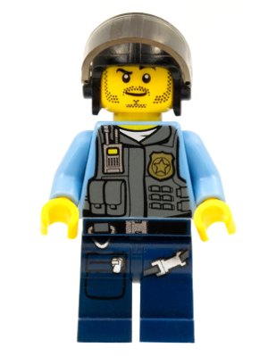 Минифигурка Lego Police - LEGO City Undercover Elite Police Officer 6 cty0377