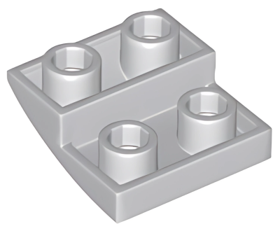 Деталь LEGO Lego Slope, Curved 2 x 2 x 2/3 Inverted 32803 Light Bluish Gray N