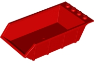 Vehicle, Tipper Bed 4 x 6, Solid Studs, 15455 Red U