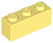 Brick 1 x 3, 3622 Bright Light Yellow U