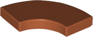 Tile, Round Corner 2 x 2 Macaroni, 27925 Dark Orange N
