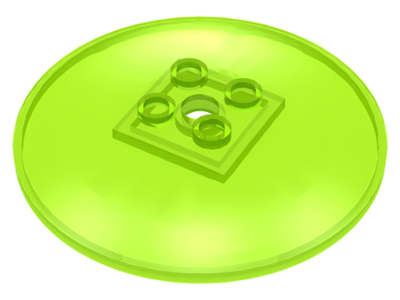 Dish 6 x 6 Inverted (Radar) - Hollow Studs, 44375a