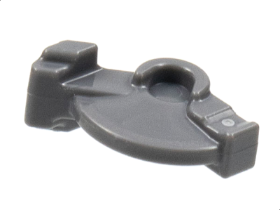Projectile Launcher Part, Trigger for Bazooka, Mini Blaster / Shooter, 69755 Dark Bluish Gray U