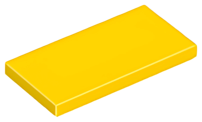 Деталь LEGO Tile 2 x 4 87079 (38879, 71150) Yellow U