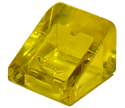 Деталь LEGO Slope 30 1 x 1 x 2/3 54200 Trans-Yellow U
