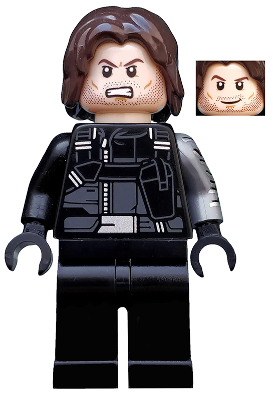 Минифигурка Lego Winter Soldier - Black Hands and Holster sh257