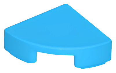 Деталь LEGO Lego Tile, Round 1 x 1 Quarter 25269 (6199887) Dark Azure U