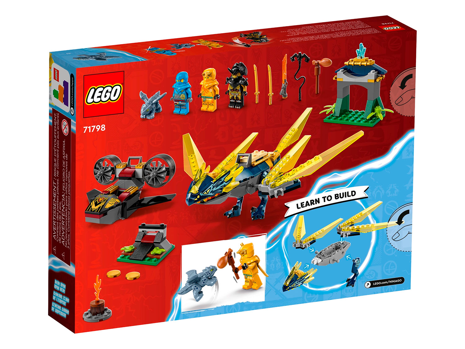 Конструктор Lego Ninjago 71798 Битва детеныша дракона Нии и Арин в магазине  Shop-device