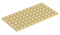 Plate 6 x 12, 3028 Tan U