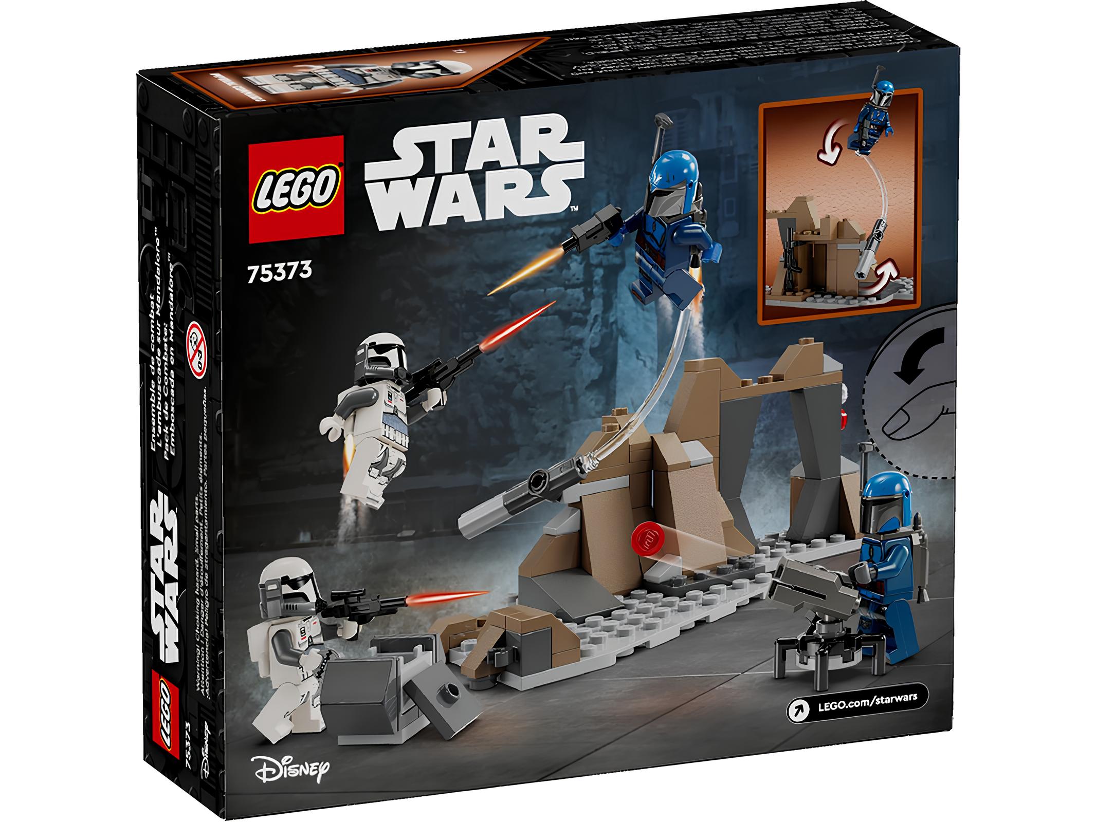 Конструктор LEGO STAR WARS 75373 Засада на боевой отряд Мандалора в  магазине Shop-device